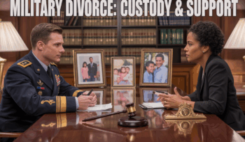Military Divorce Cases: Unique Custody & Support Challenges
